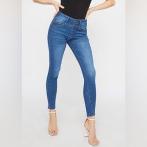 Wax “Butt I Love You” High-Rise Push-up Skinny Jeans Size 14
